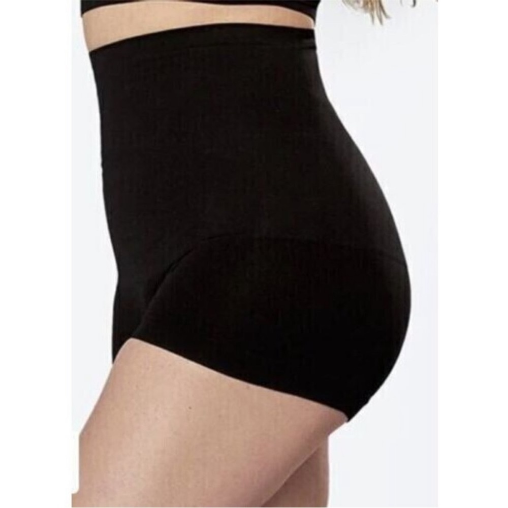 Empetua All Day Every Day High Waisted Shaper Black Boyshort Size XXL